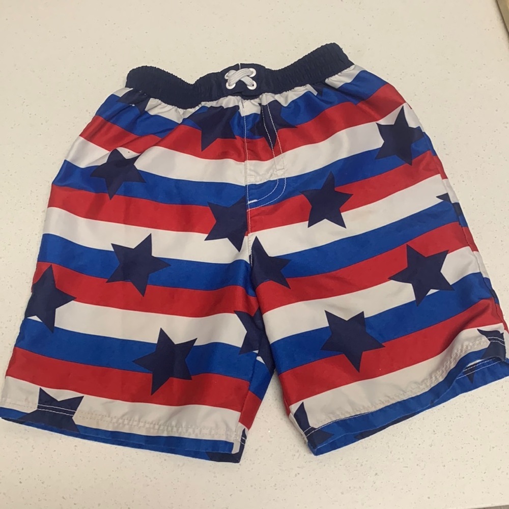 Stars and Stripes Toddler boys swim shorts
